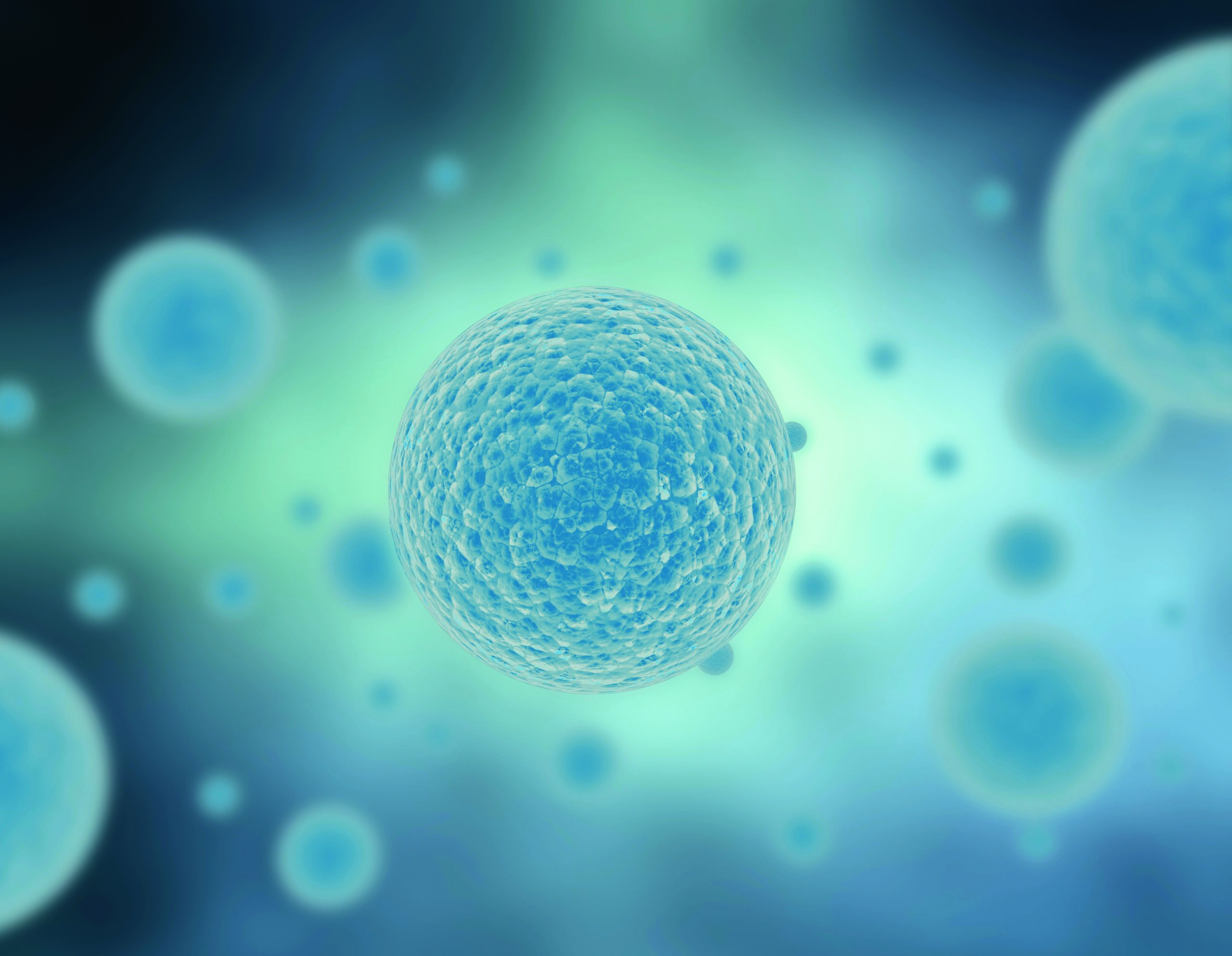 Illustration,Of,Cells,In,Blue